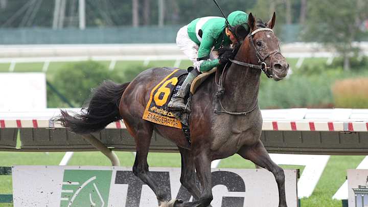 Exaggerator tops Derby winner Nyquist in Haskell Exaggerator tops Derby winner Nyquist in Haskell