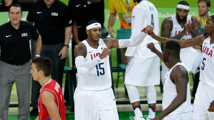 Another scare: US men's basketball team edges Serbia 94-91 Another scare: US men's basketball team edges Serbia 94-91