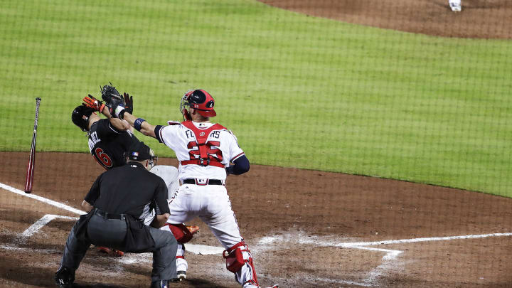 Marlins, Braves benches empty but no punches thrown