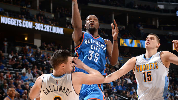 Durant, Westbrook lead Thunder over Nuggets 110-104