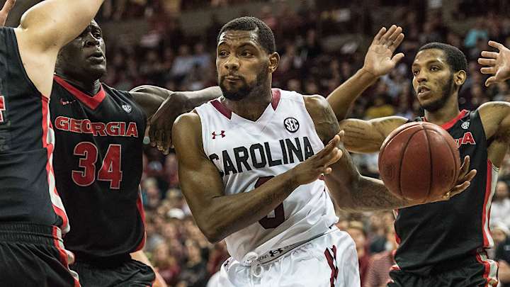 Suspended South Carolina guard Sindarius Thornwell was arrested in May