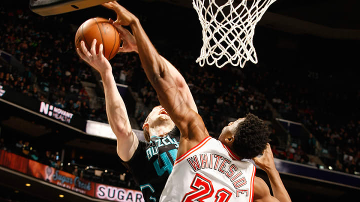 Hassan Whiteside’s triple double off the bench helps Heat edge Hornets Hassan Whiteside’s triple double off the bench helps Heat edge Hornets