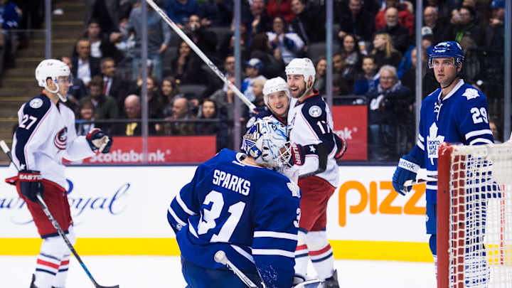 Blue Jackets rout Maple Leafs 5-1 Blue Jackets rout Maple Leafs 5-1