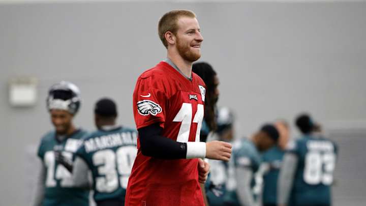 Carson Wentz says he does not expect tension with Sam Bradford