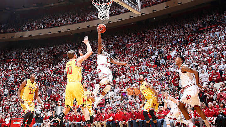 Indiana downs Maryland, enters postseason firing on all cylinders