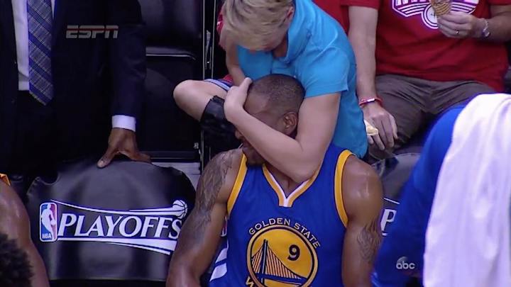 Andre Iguodala compares painful neck stretch to colonoscopy