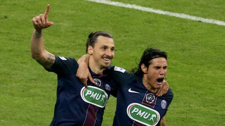 Watch: Zlatan Ibrahimovic scores twice in final PSG match Watch: Zlatan Ibrahimovic scores twice in final PSG match
