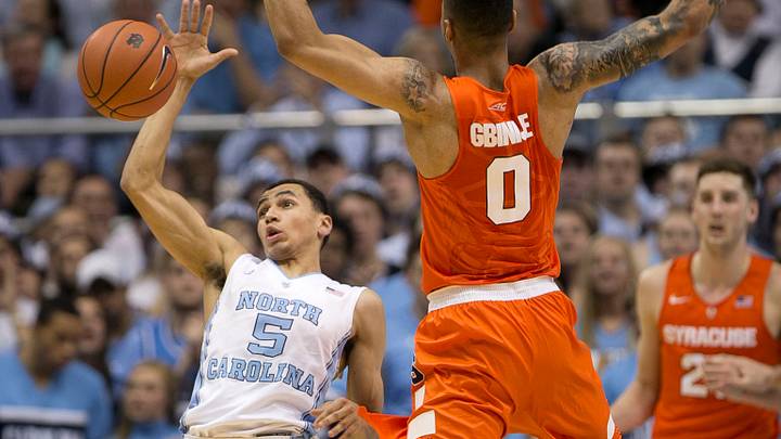 Johnson, No. 8 North Carolina hold off Syracuse 75-70 Johnson, No. 8 North Carolina hold off Syracuse 75-70