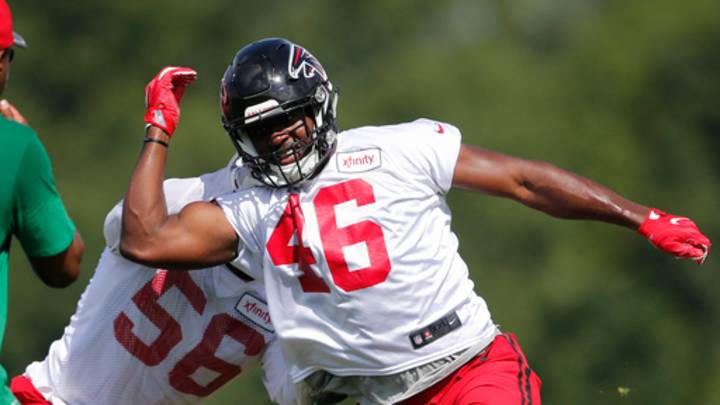 Falcons cut rookie free agent amid assault investigation