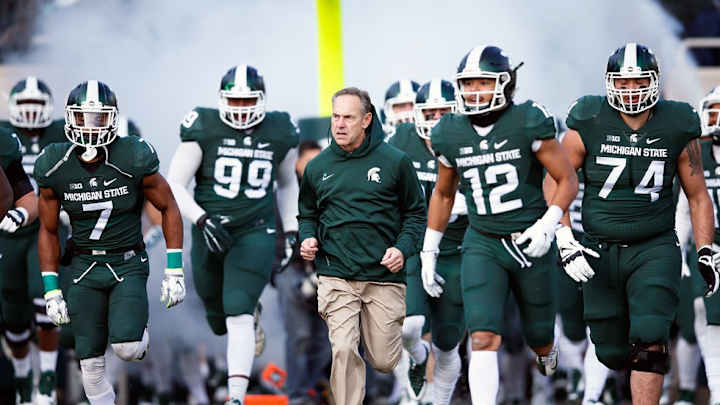 Due for a dip? Given Michigan State's approach, the Spartans could surprise in 2016; Punt, Pass & Pork