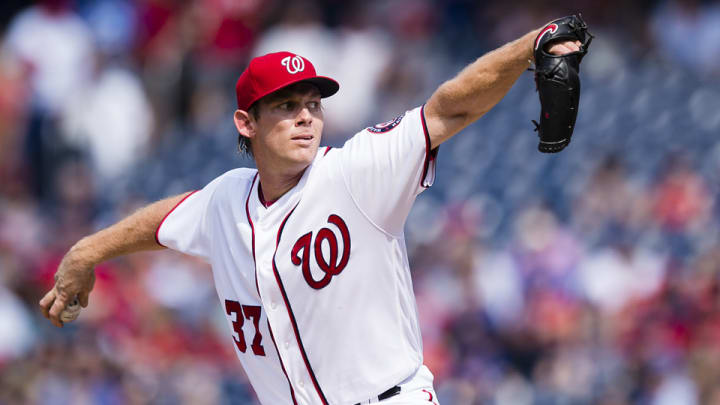 Report: Stephen Strasburg (back, ribs) won’t start Sunday
