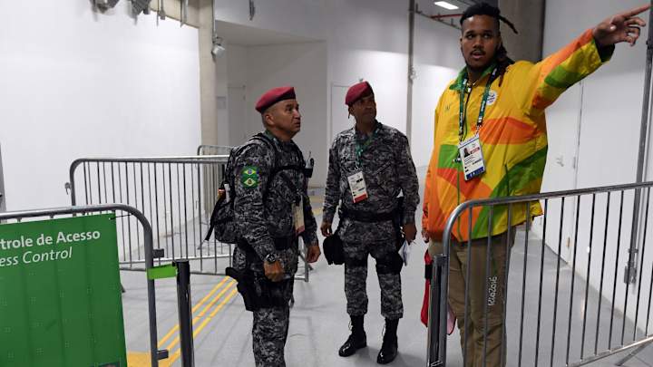 Controlled explosion carried out at Olympic basketball arena in Rio