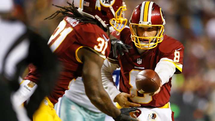 Redskins RB Jones working to tighten his grip on football