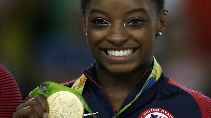Biles wins floor exercise for record-tying 4th Olympic gold Biles wins floor exercise for record-tying 4th Olympic gold