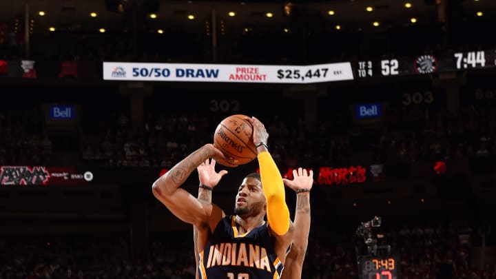 George scores 33 as Pacers beat Raptors 100-90 in Game 1 George scores 33 as Pacers beat Raptors 100-90 in Game 1