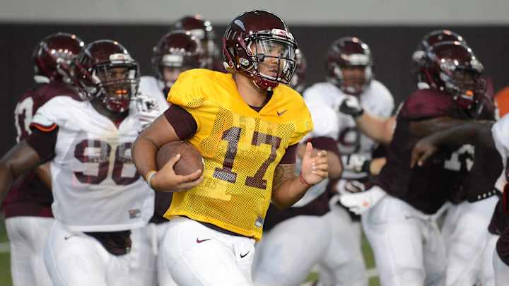 Frosh Jackson now in mix in Virginia Tech's QB battle Frosh Jackson now in mix in Virginia Tech's QB battle