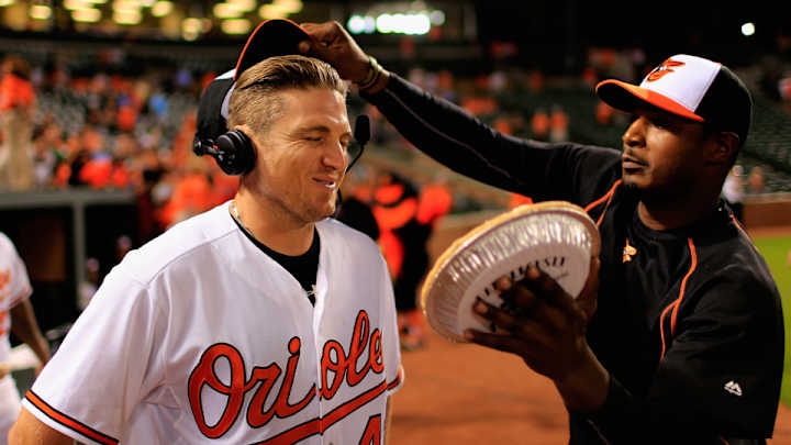 Adam Jones, Orioles to end post-game pie celebrations