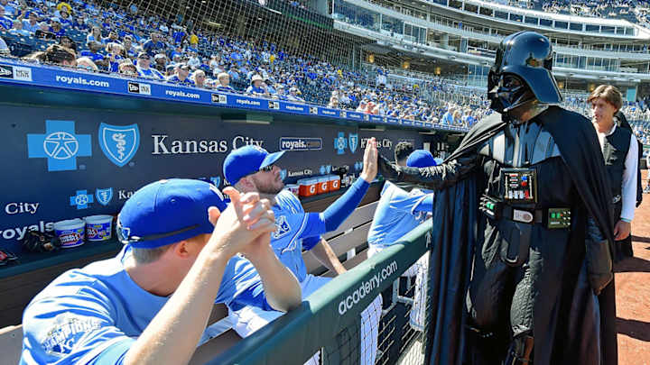 Athletes embracing the spirit of Star Wars