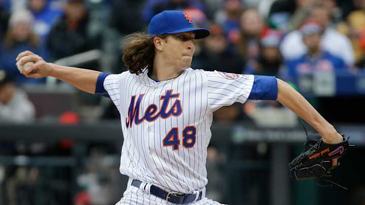 Oh, baby! Mets win home opener behind deGrom, beat Phils 7-2
