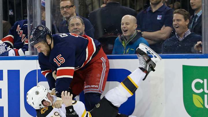 Yandle, Lundqvist lead Rangers over Bruins 5-2
