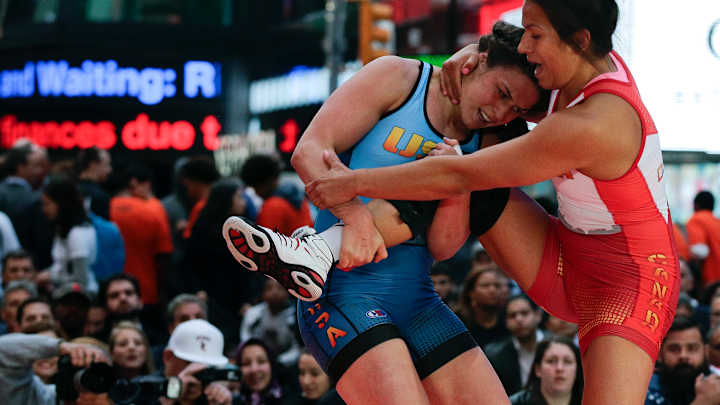 Adeline Gray beat the boys at wrestling, ready for Rio