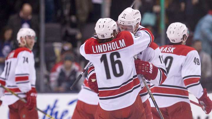 Jordan Staal scores in OT and Hurricanes beat Leafs 1-0
