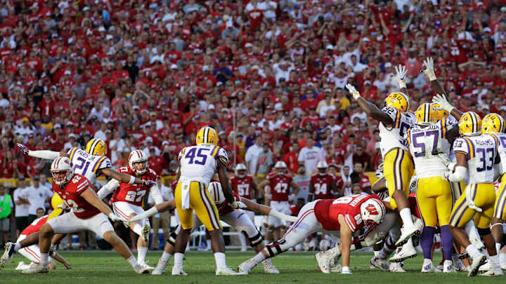Wisconsin shocks No. 5 LSU, 16-14