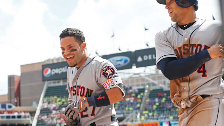 Astros offense comes alive in doubleheader sweep of Twins