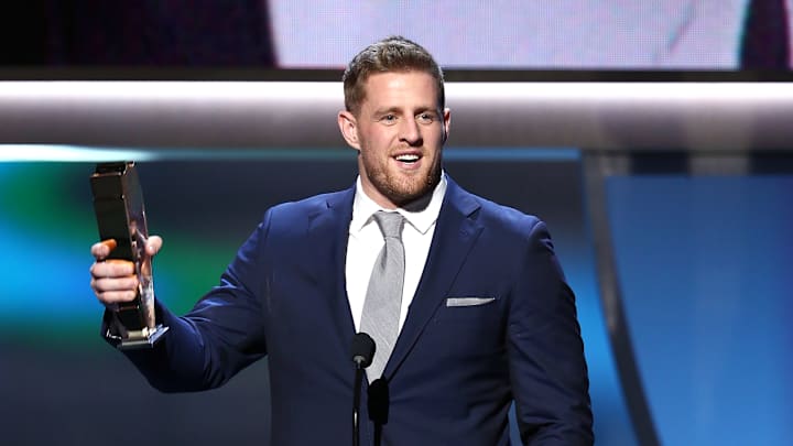 J.J. Watt wins NFL Defensive Player award J.J. Watt wins NFL Defensive Player award