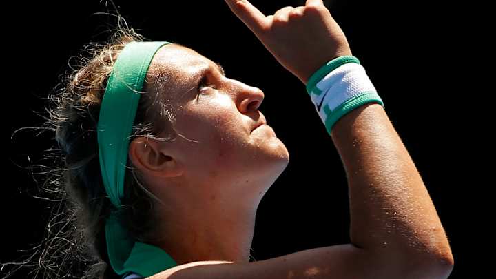 Azarenka, in form, and into Australian Open quarterfinals