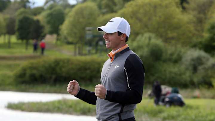 McIlroy hits eagle to clinch 1st win of season at Irish Open