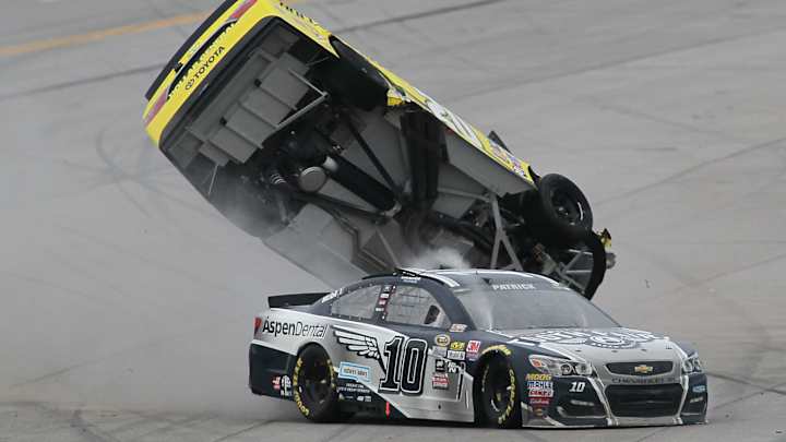 Banged-up, but intact Danica Patrick in Talladega trouble