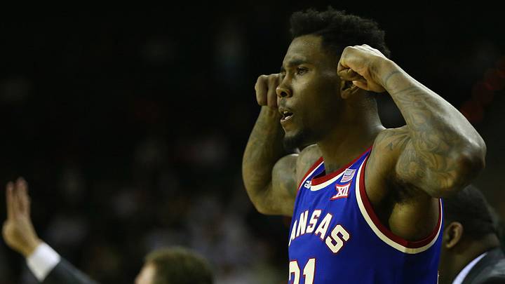 Watch: Kansas senior Jamari Traylor throws down on Texas Watch: Kansas senior Jamari Traylor throws down on Texas