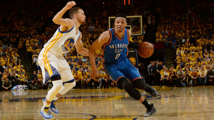NBA VP: Russell Westbrook travel vs. Warriors missed by refs