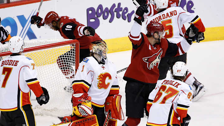 Doan gets franchise points mark, Coyotes beat Flames 4-1