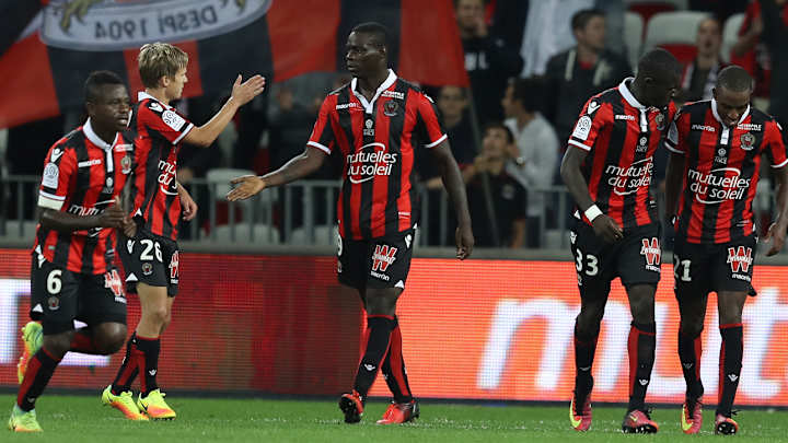 Watch: Mario Balotelli scores twice for Nice against Monaco Watch: Mario Balotelli scores twice for Nice against Monaco