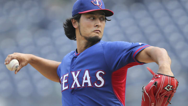 Rangers' Darvish (shoulder) throws 3-inning simulated game
