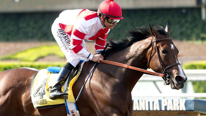 Undefeated Songbird cruises to win at Santa Anita