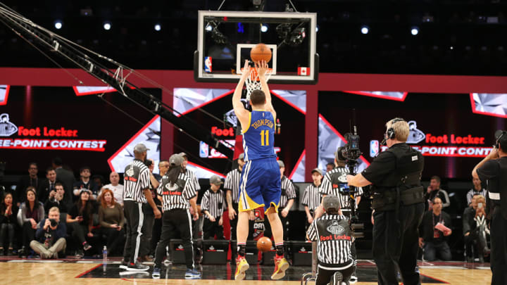Watch: Klay Thompson edges Stephen Curry in Three-Point Contest