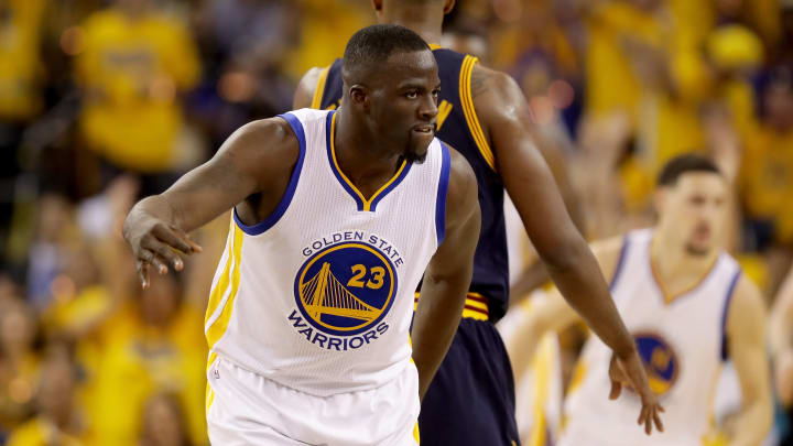 Watch: Flailing Draymond Green kicks Kyrie Irving during Game 1 Watch: Flailing Draymond Green kicks Kyrie Irving during Game 1