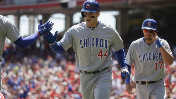 Rizzo's 2 homers, 4 RBIs lead Cubs to 9-0 rout of Reds Rizzo's 2 homers, 4 RBIs lead Cubs to 9-0 rout of Reds