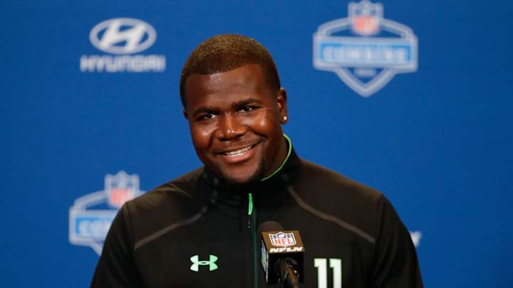 Quarterback Cardale Jones injures hamstring while running 40