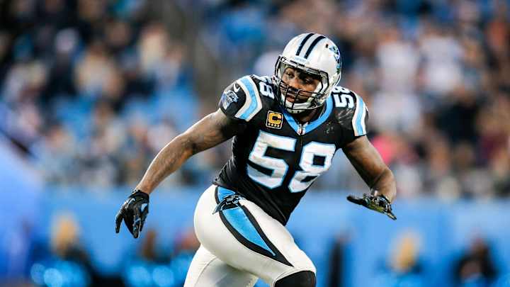 Panthers’ Thomas Davis (broken forearm) to play in Super Bowl