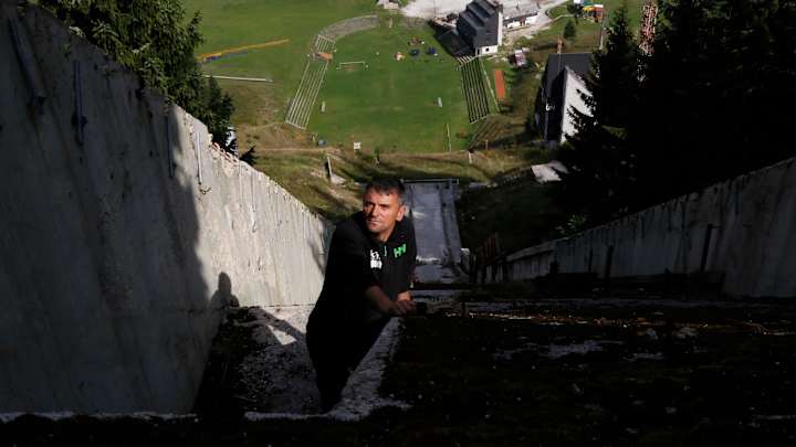 Sports enthusiasts repair devastated Winter Olympic tracks