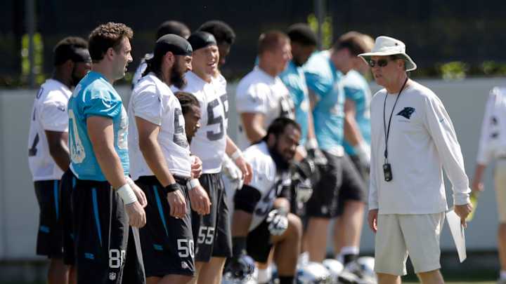 Panthers' DeHaven steps down as coordinator to battle cancer