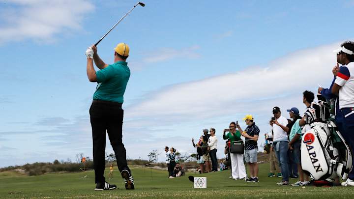 Marcus Fraser lead a day of firsts for Olympic golf