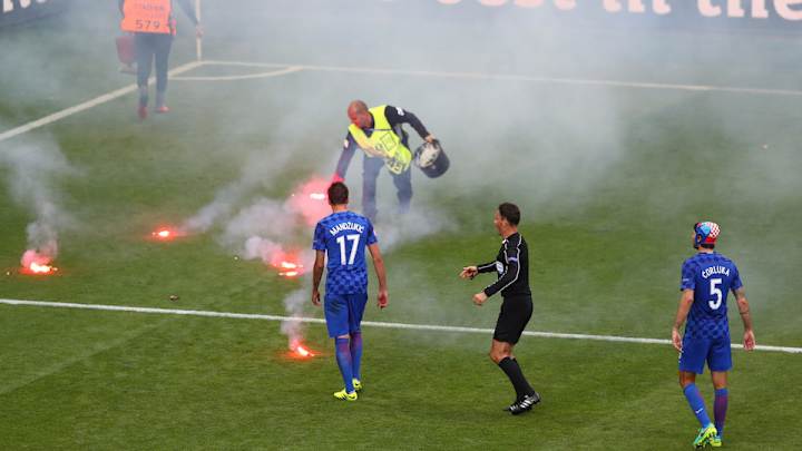 Euro 2016: Croatia fans planning to throw flares during Spain match