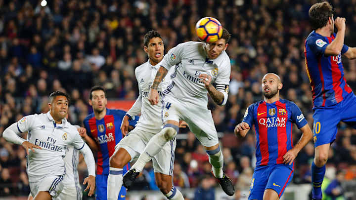 Sergio Ramos's Clasico header latest in a theme for player, Real Madrid