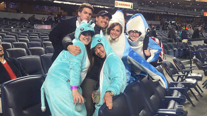 John Oliver’s latest Yankees guests were sharks and unicorns John Oliver’s latest Yankees guests were sharks and unicorns