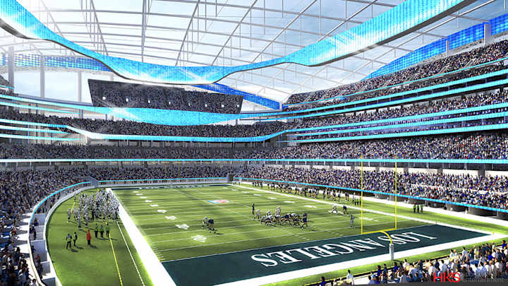 Inglewood Stadium to have 120-yard videoboard Inglewood Stadium to have 120-yard videoboard